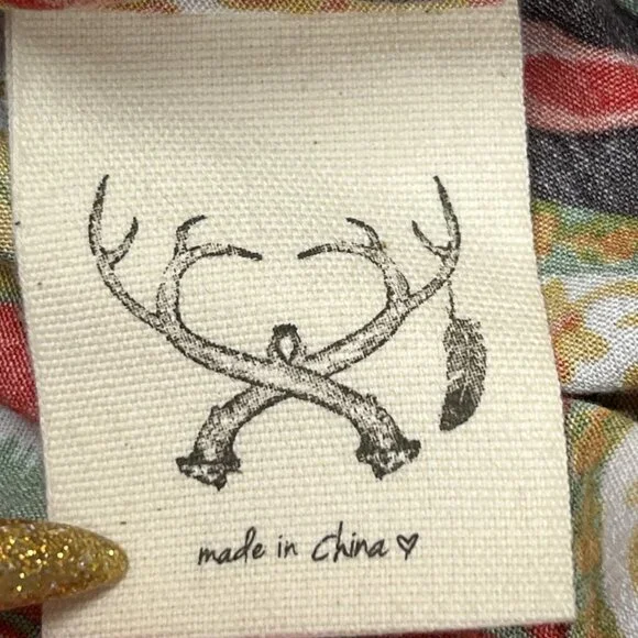 NEW Spell Lolita Cutout Maxi Dress Size Xs Campfire Print